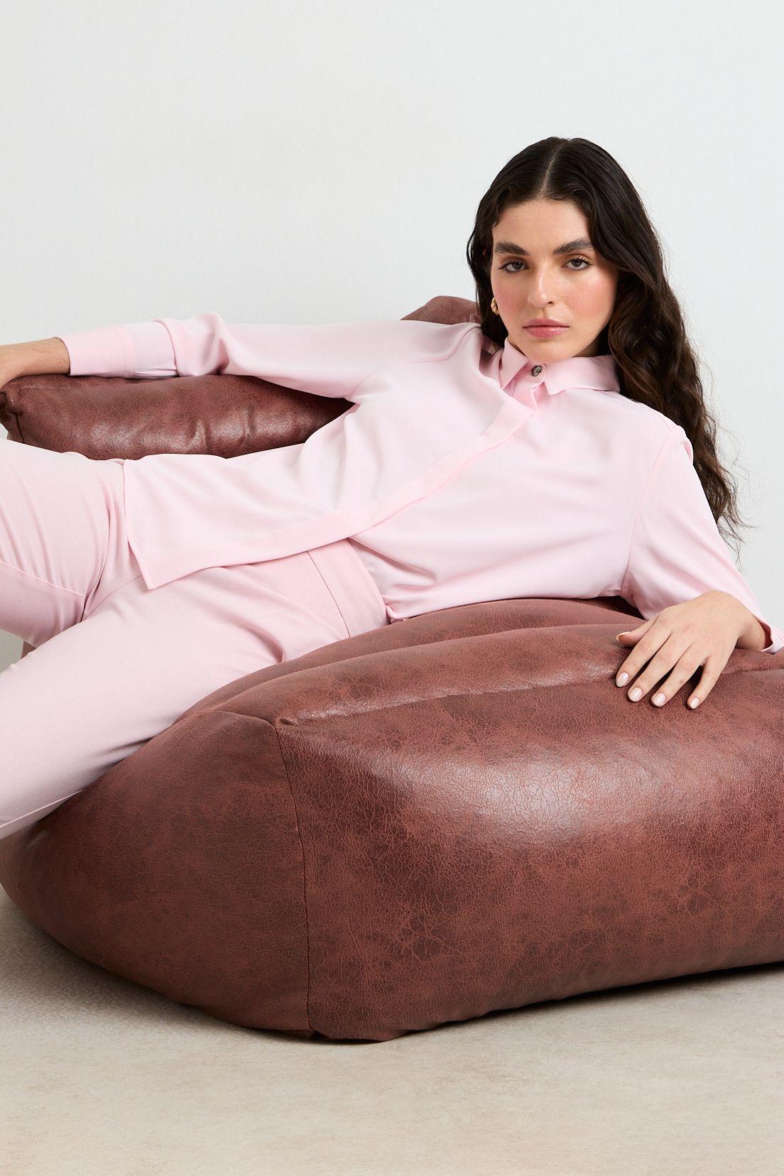 Blusas Manga Larga Rosa Ash 14007225090123-4
