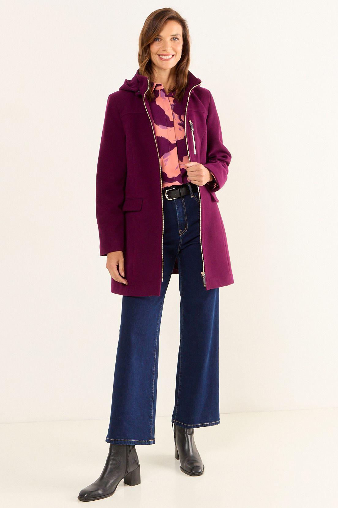 Chaqueton Tipo Montgomery Morado Ma Griffe 17202126050121-0