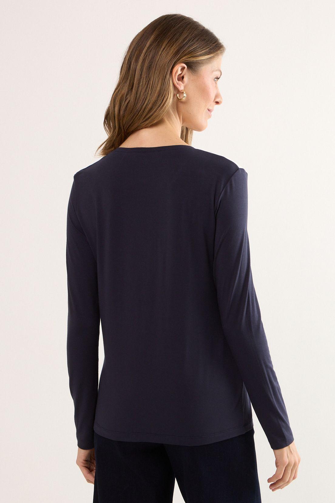 Polera Manga Larga Azul Ma Griffe 14302225053104-2