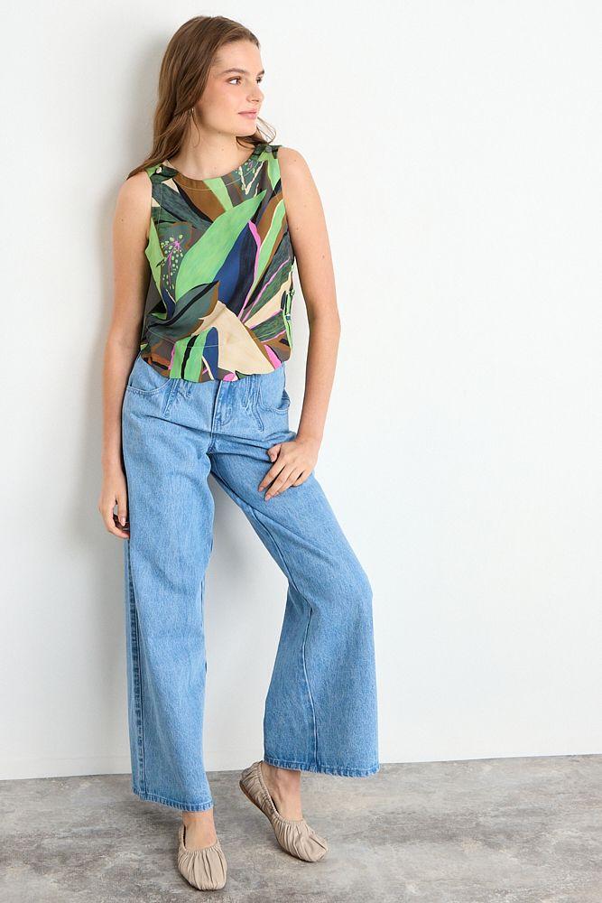 Blusa Fantasia Verde iO 14120225058217-4