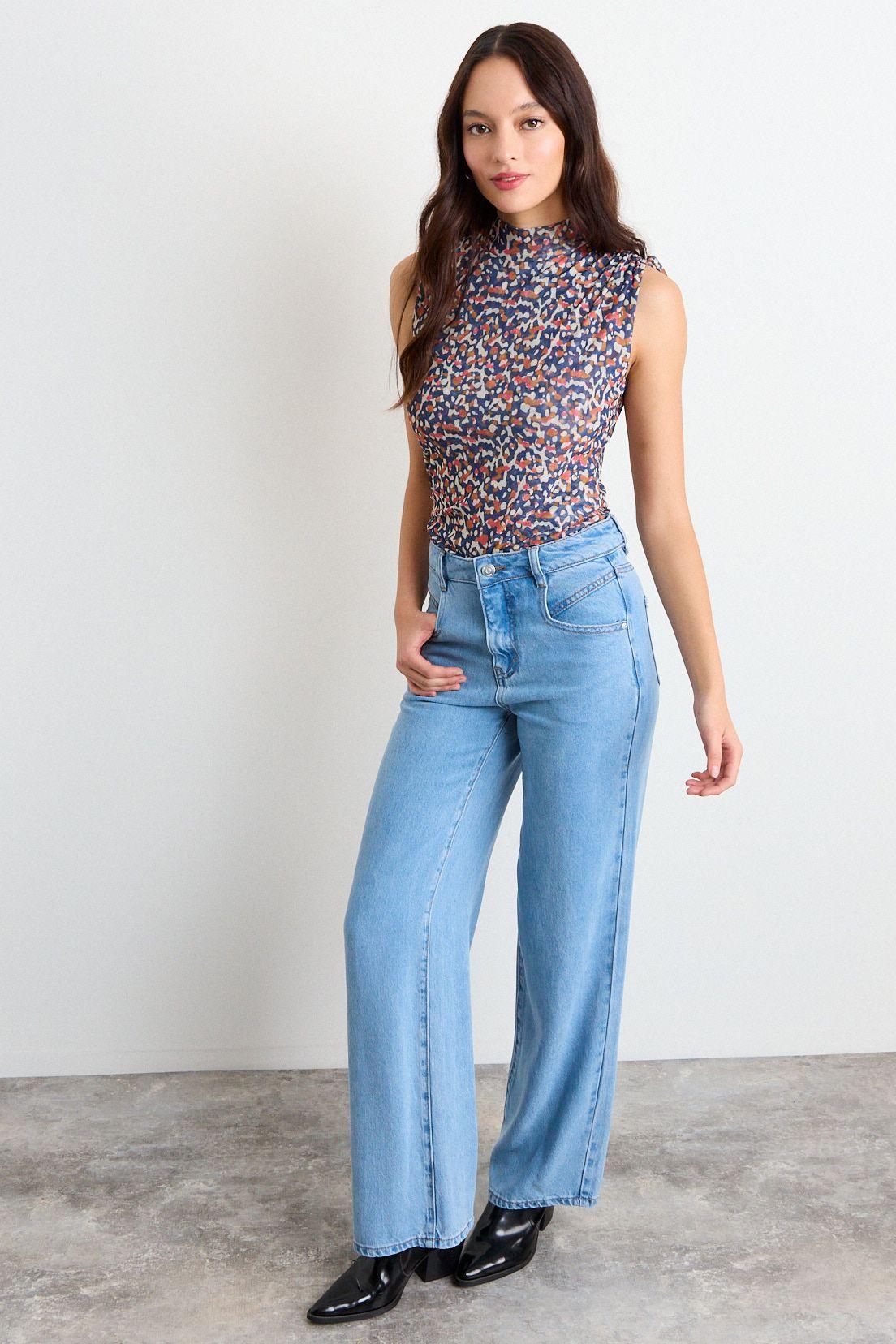 Jeans Liso Celeste iO 11320126001110-4