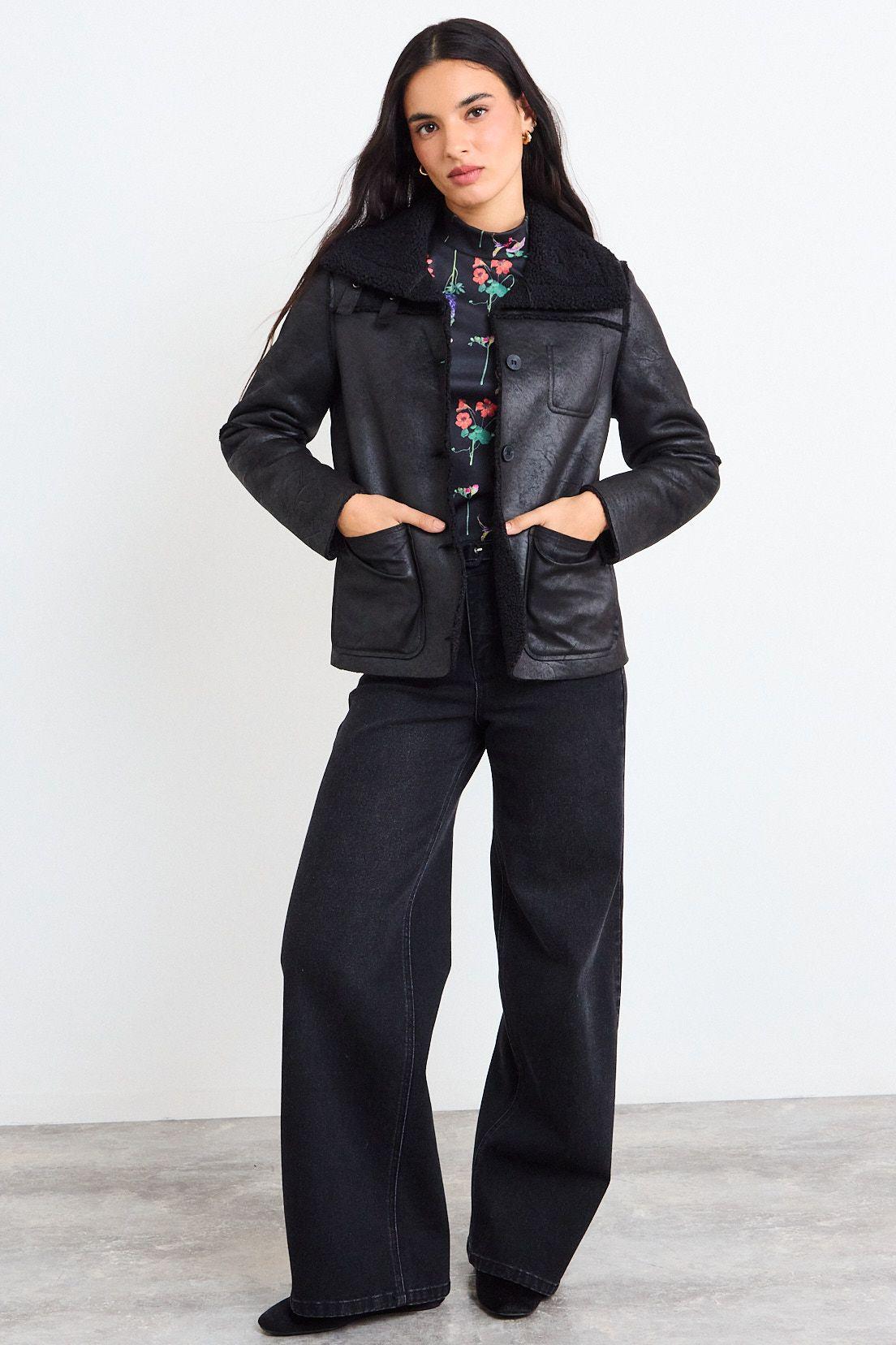 Chaqueta Lisa Negro iO 17520126008102-3