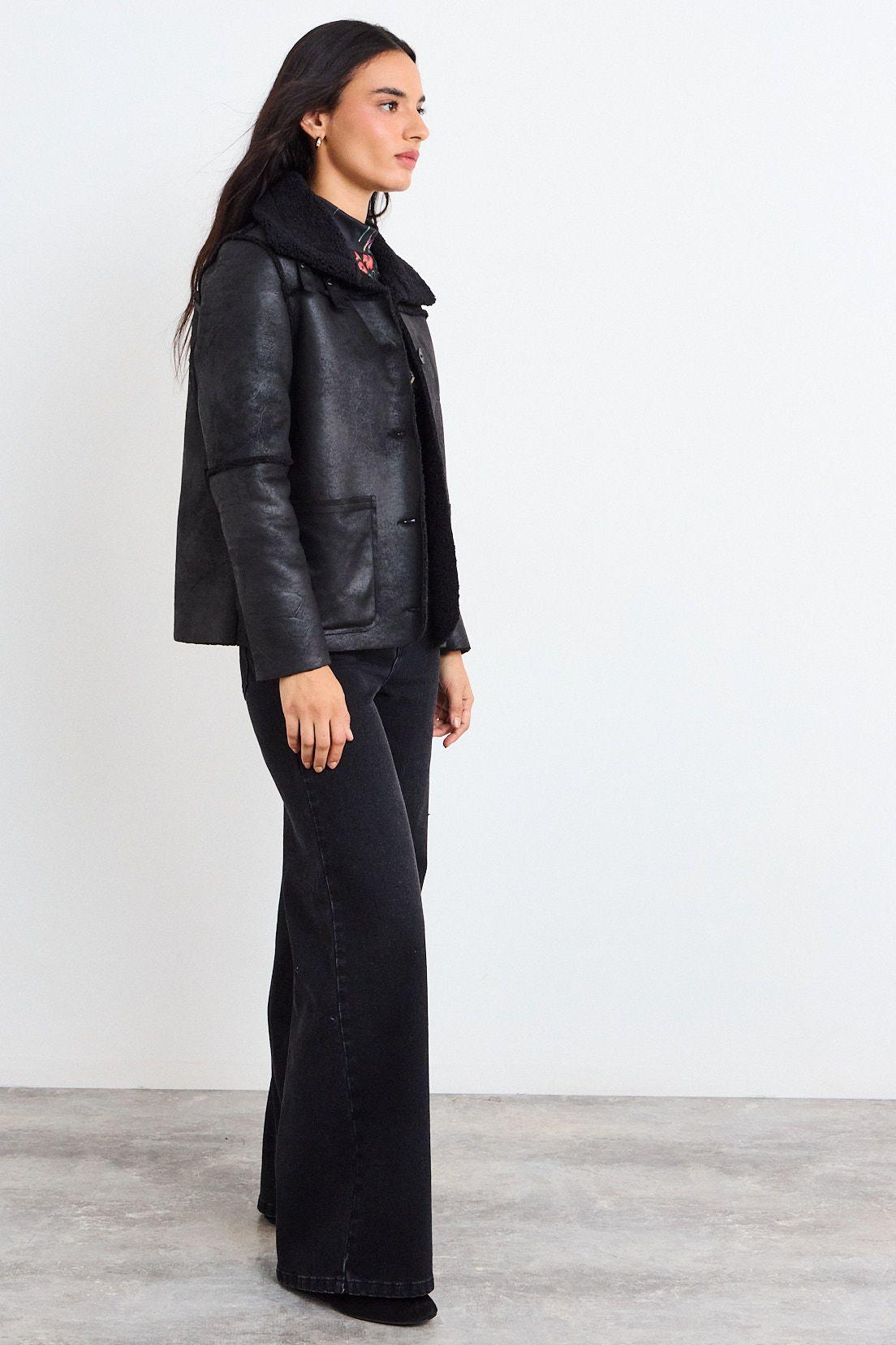 Chaqueta Lisa Negro iO 17520126008102-4
