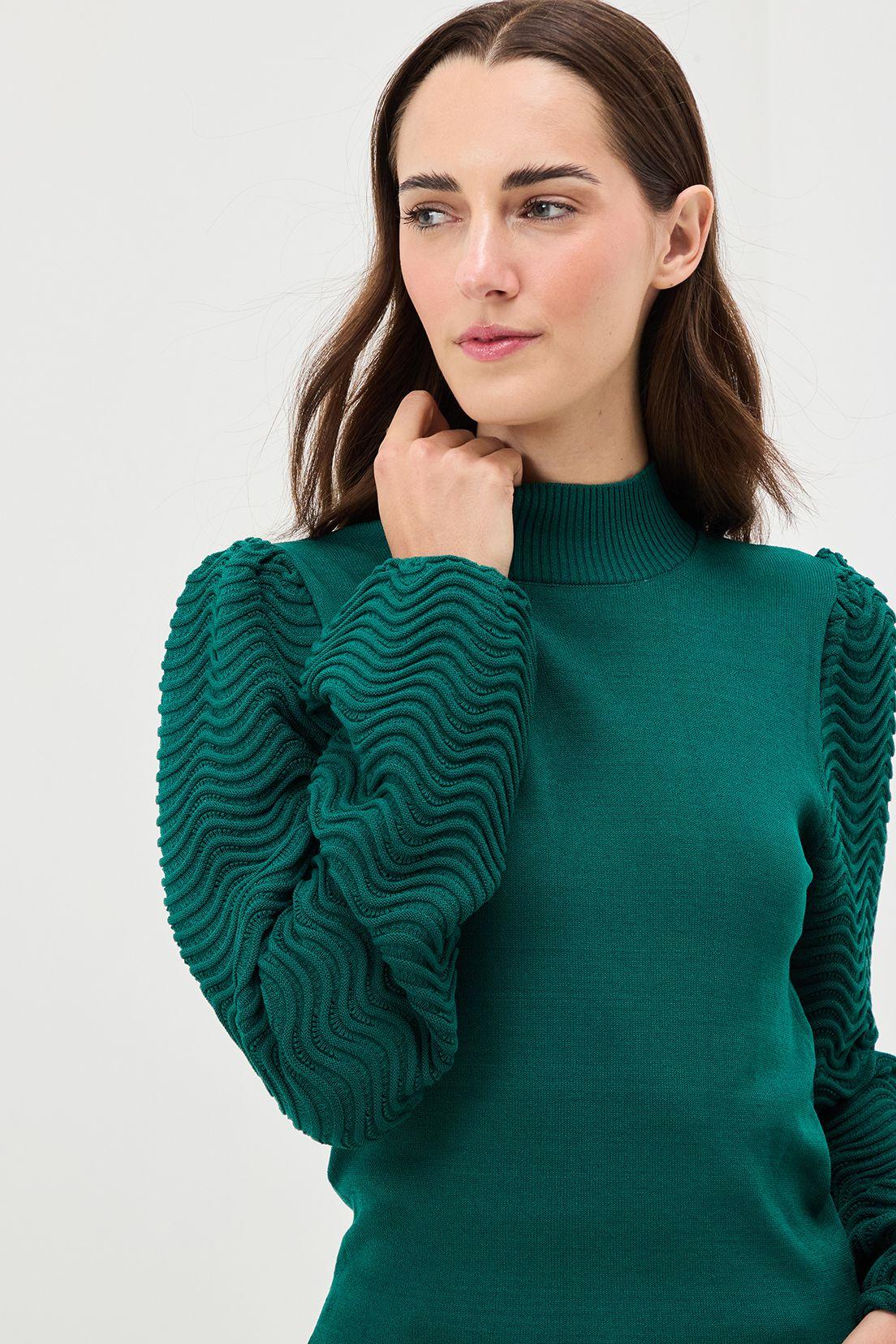 Sweater Liso Verde 18120125014107-0