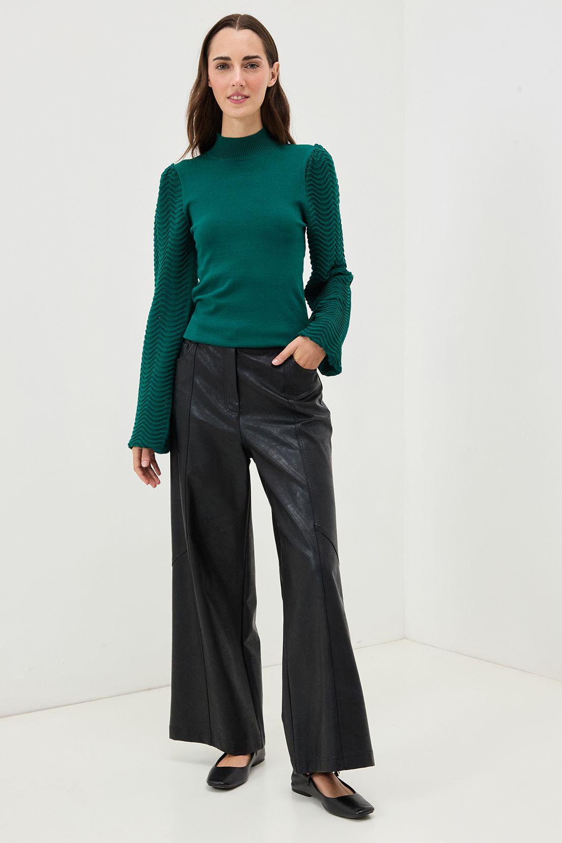 Sweater Liso Verde 18120125014107-1