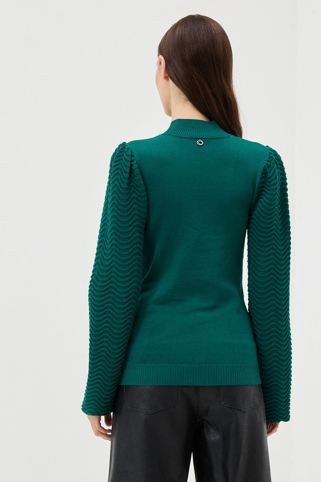 Sweater Liso Verde 18120125014107-2