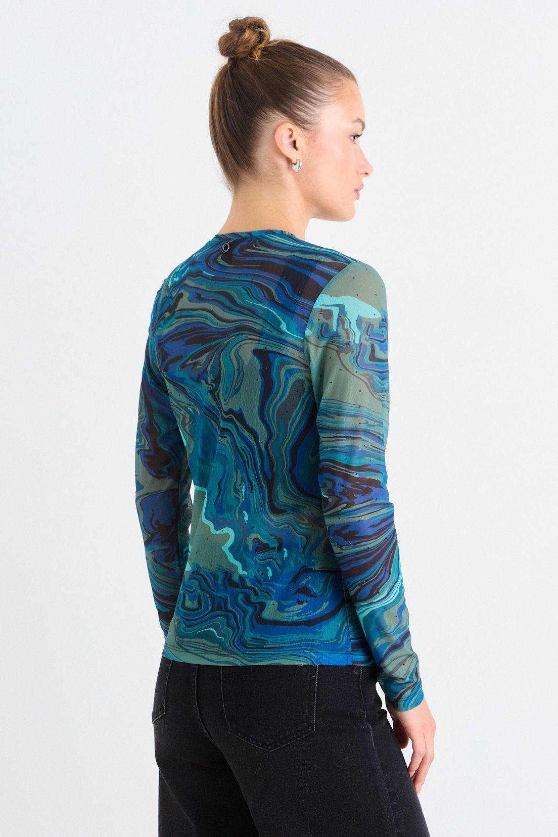 Polera Fantasia Verde Oliva iO 14320126007107-2