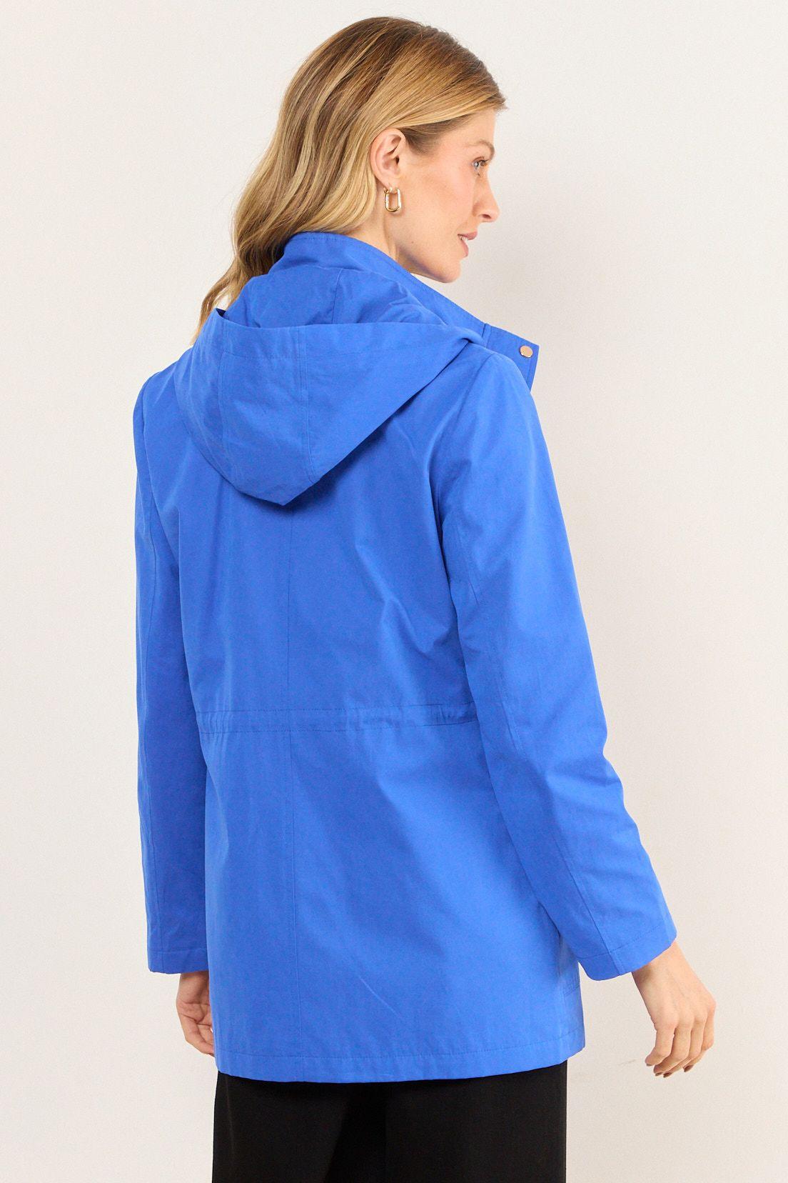 Trench Sport Con Gorro Desmontable Azul Ma Griffe 17402226002134-2