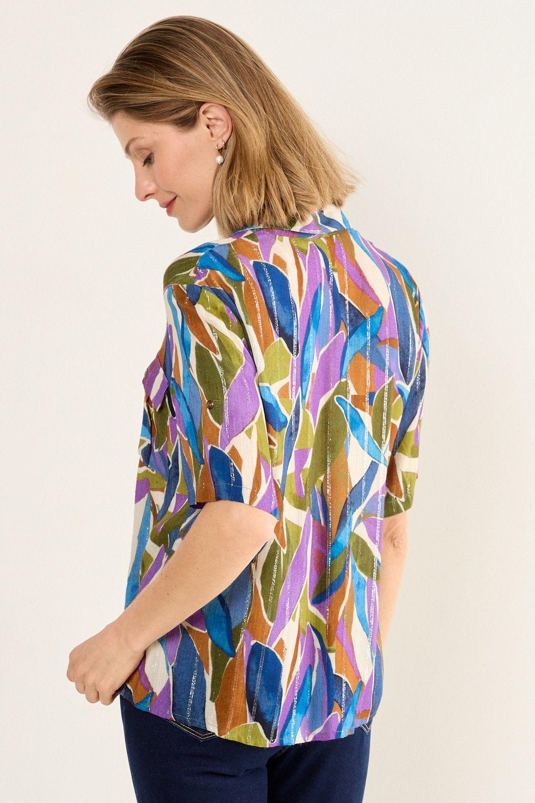 Blusa Camisera Morado Ma Griffe 14102126001211-2