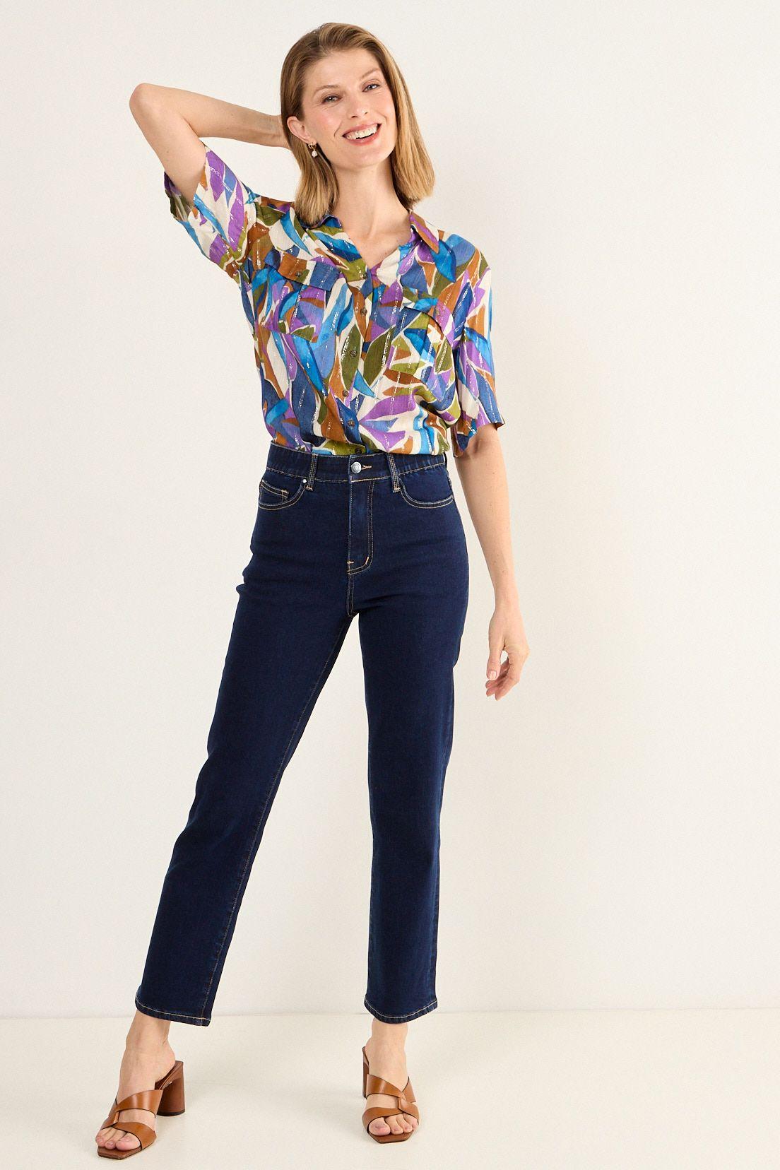 Blusa Camisera Morado Ma Griffe 14102126001211-3