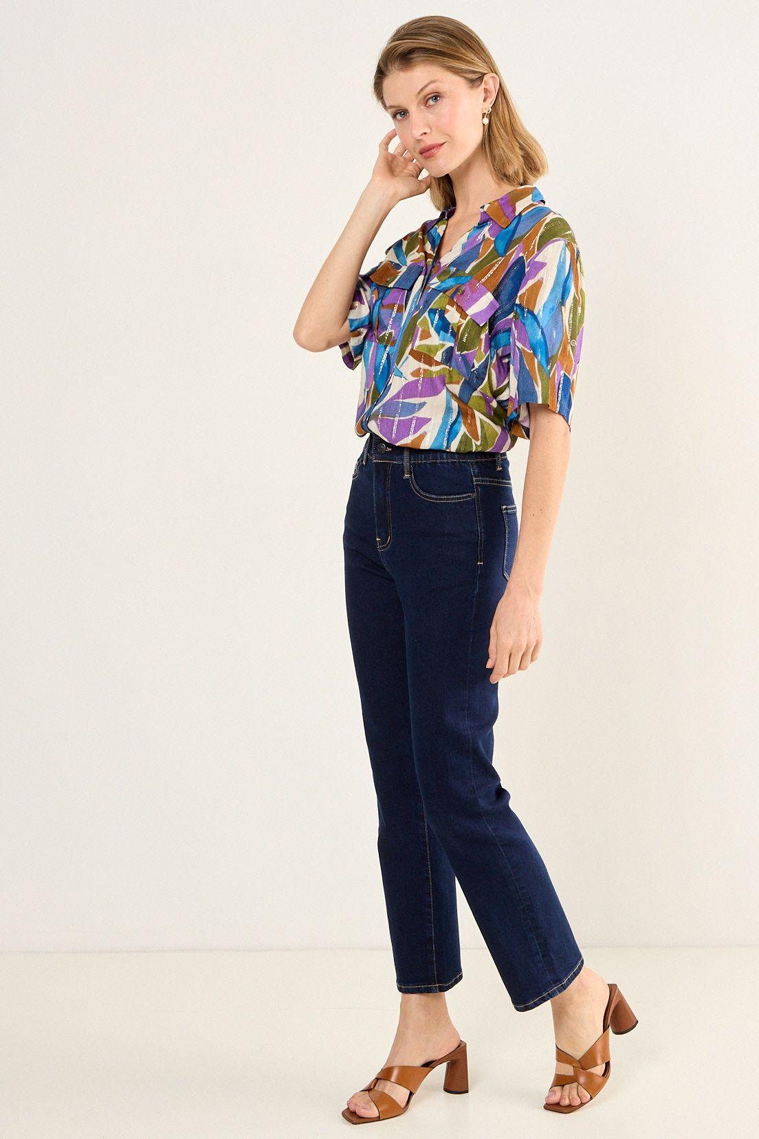 Blusa Camisera Morado Ma Griffe 14102126001211-4