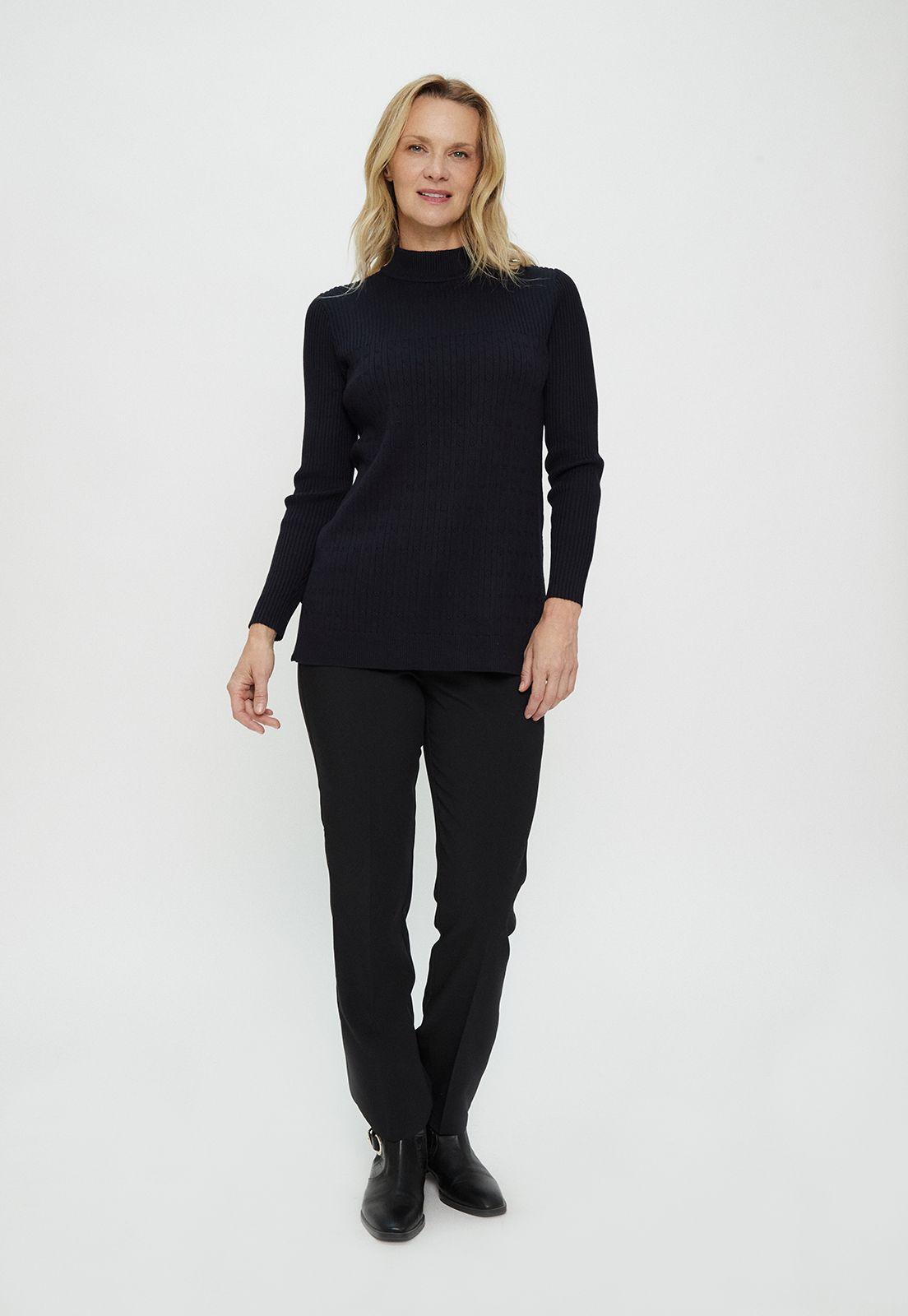 Sweater Liso Azul Ma Griffe 18102124008104-1