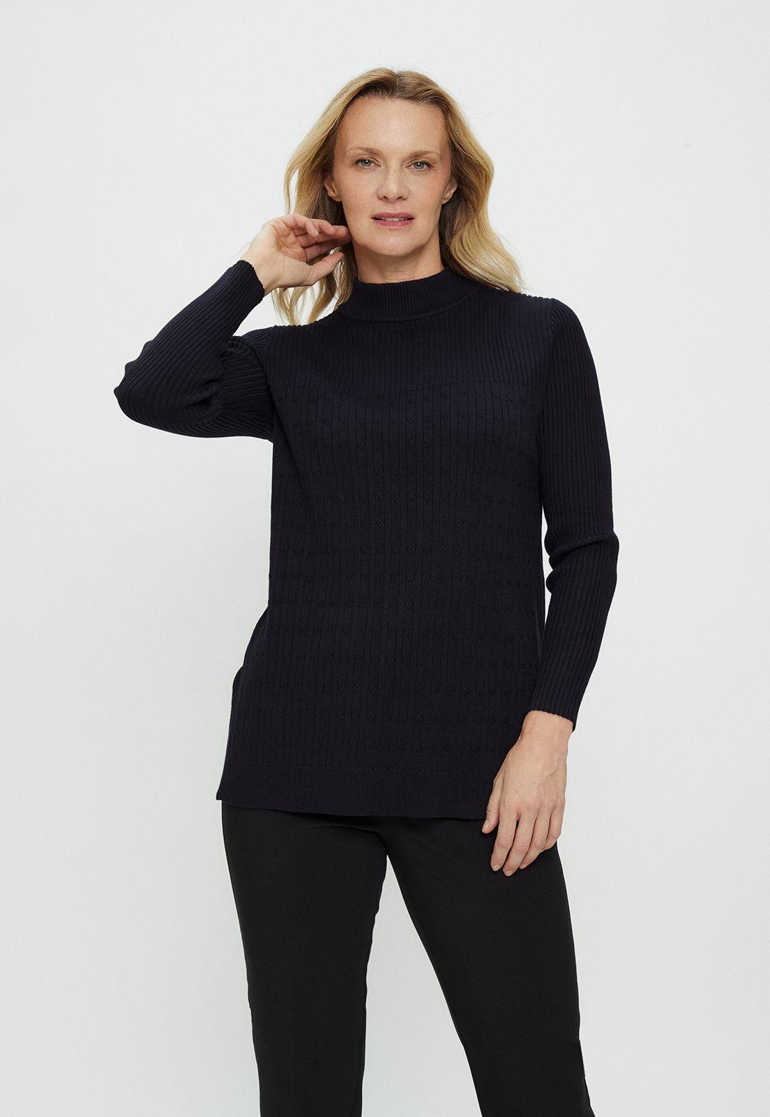 Sweater Liso Azul Ma Griffe 18102124008104-0