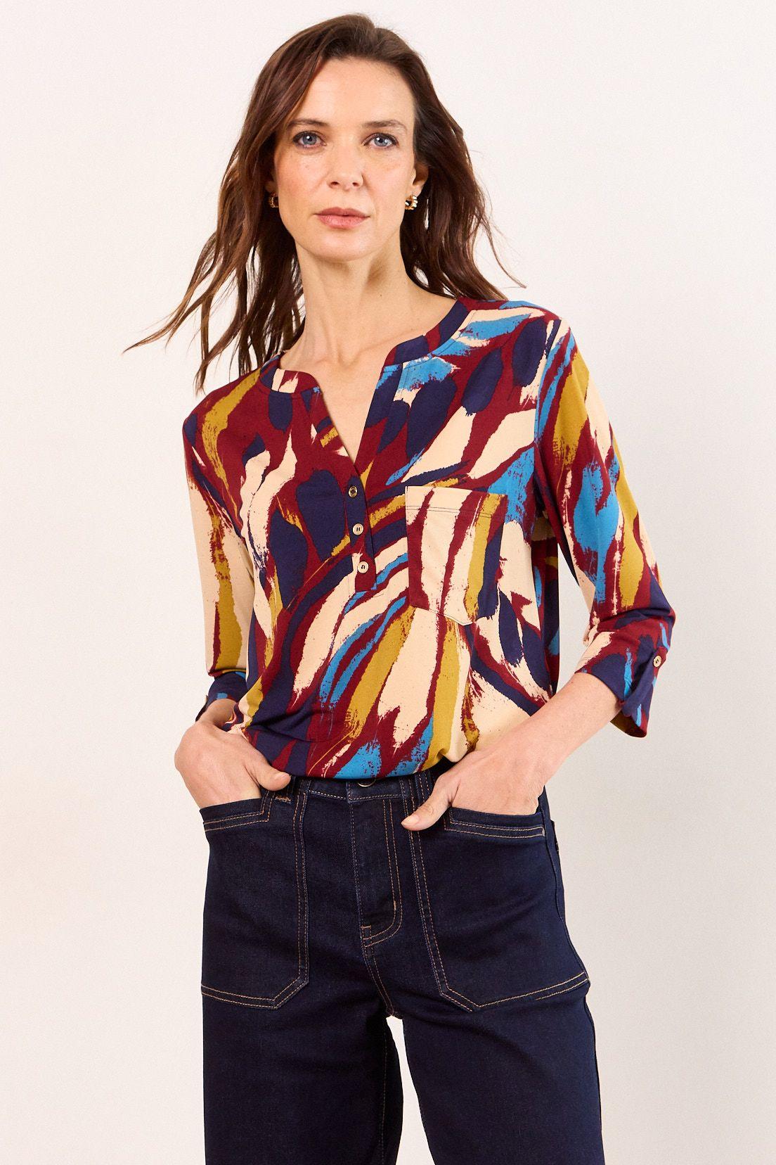 Polera Manga Larga Azul Ma Griffe 14302226002104-1
