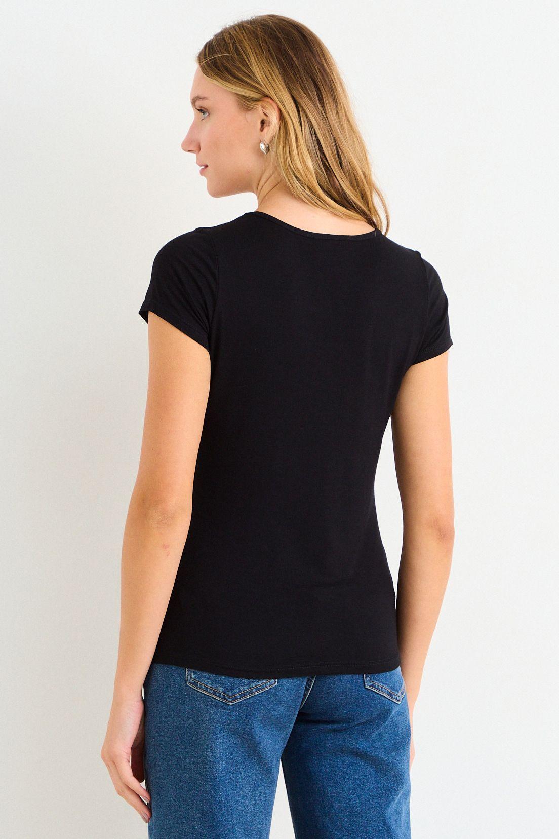 Polera Lisa Negro Ash 14204225093102-2