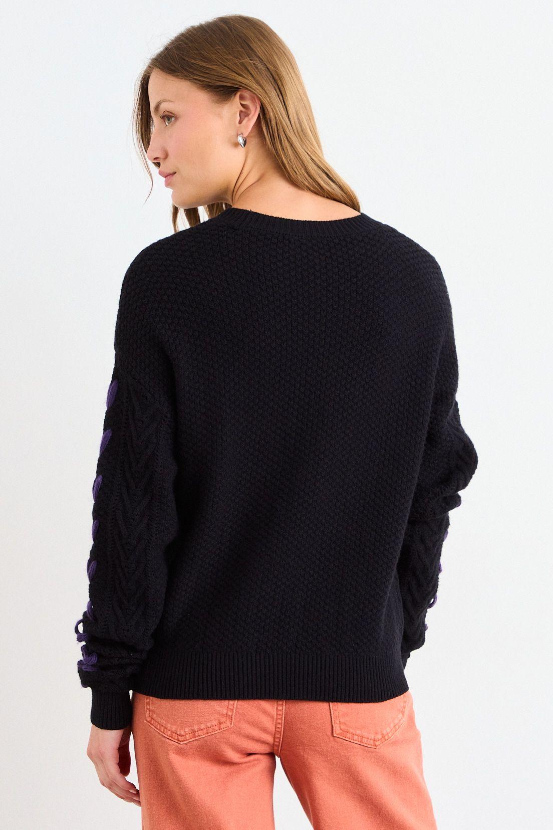 Sweater Liso Negro iO 18120126008102-2