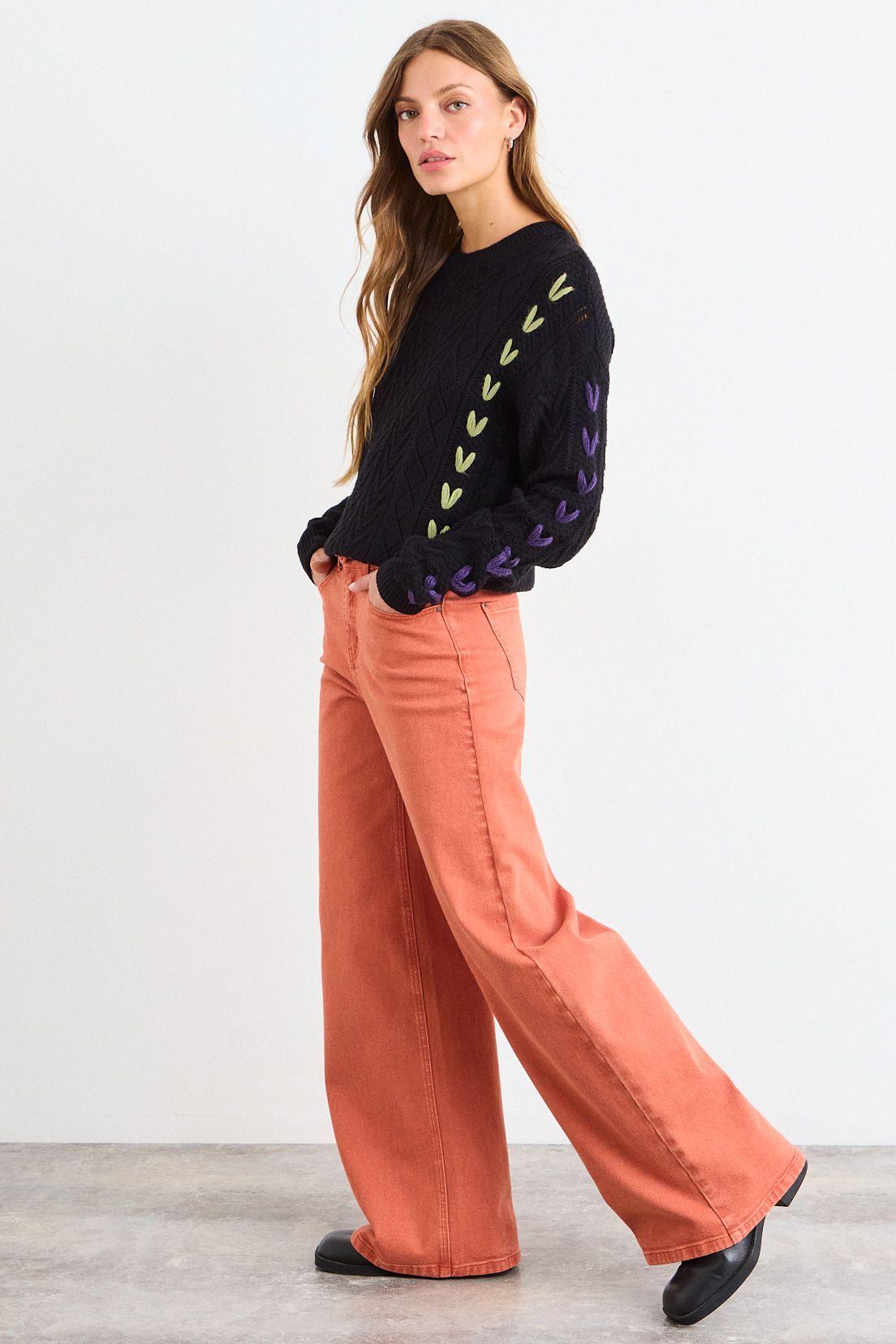 Sweater Liso Negro iO 18120126008102-3