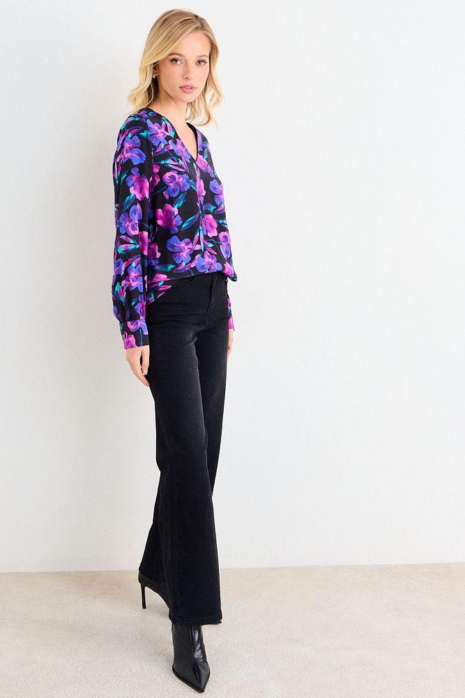 Blusa Estampada Negra Ash 14107126057217-4