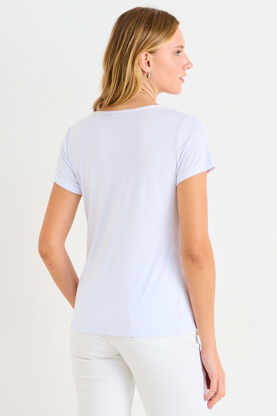 Polera Manga Corta Lisa Crudo Ash 14204225093105-2