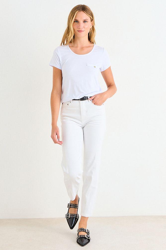 Polera Manga Corta Lisa Crudo Ash 14204225093105-3