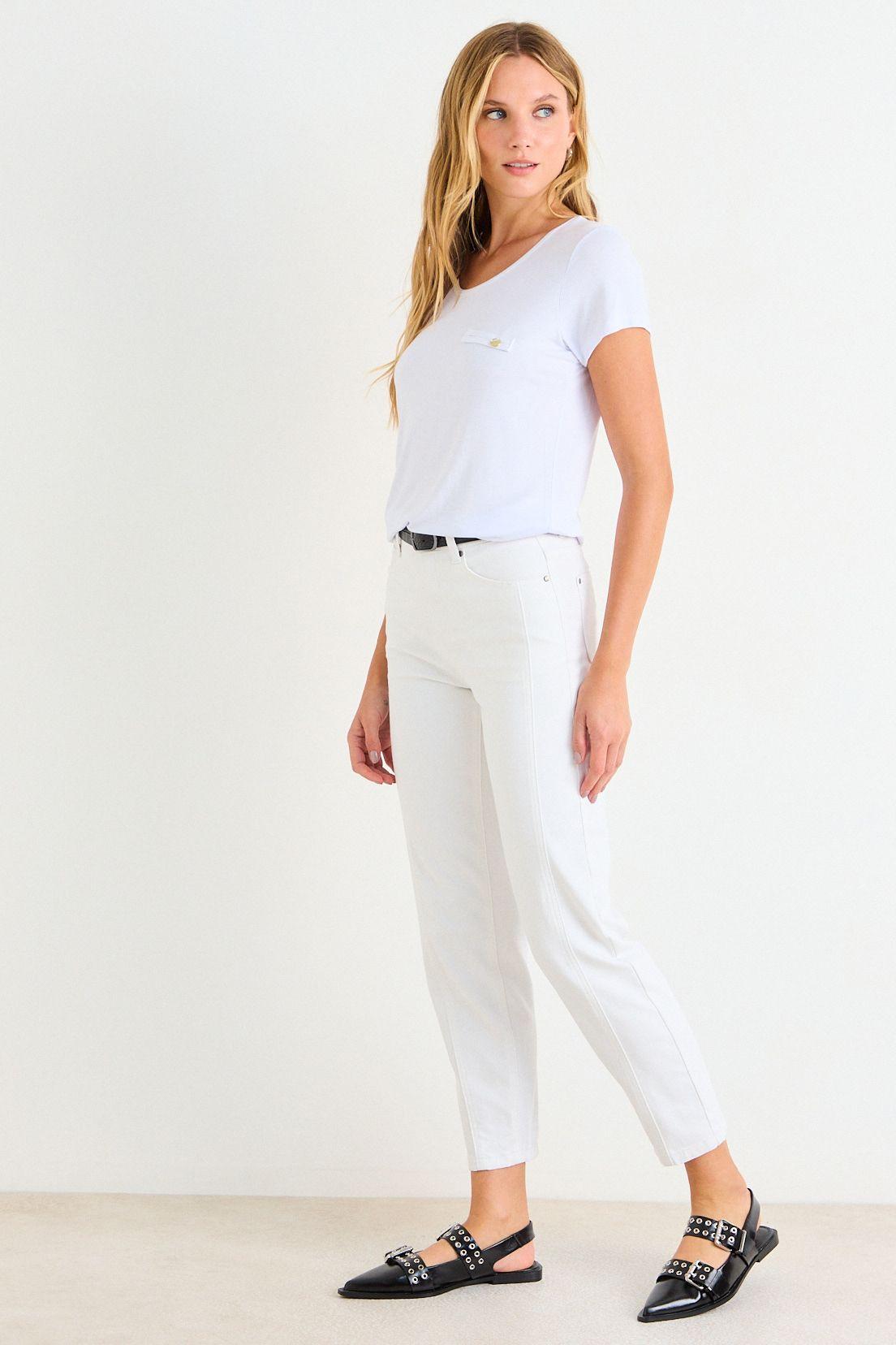 Polera Manga Corta Lisa Crudo Ash 14204225093105-4