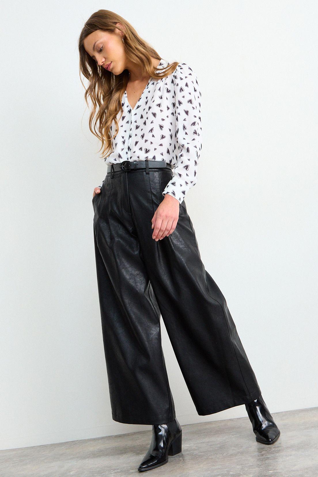 Pantalon Liso Negro iO 11020126005102-3