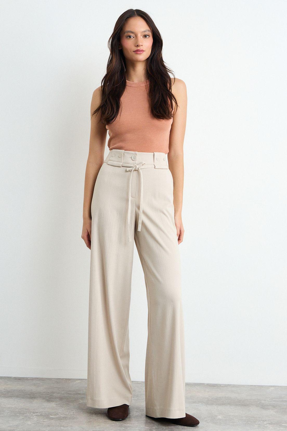 Pantalon Liso Beige iO 11020225023106-0