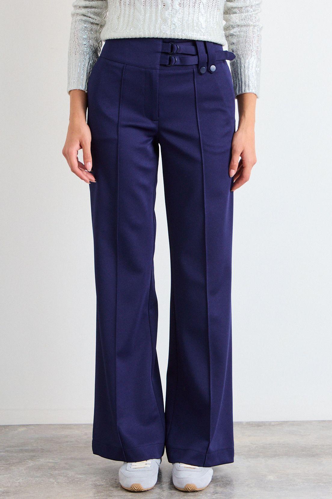 Pantalon Liso Azul iO 11020126009104-1