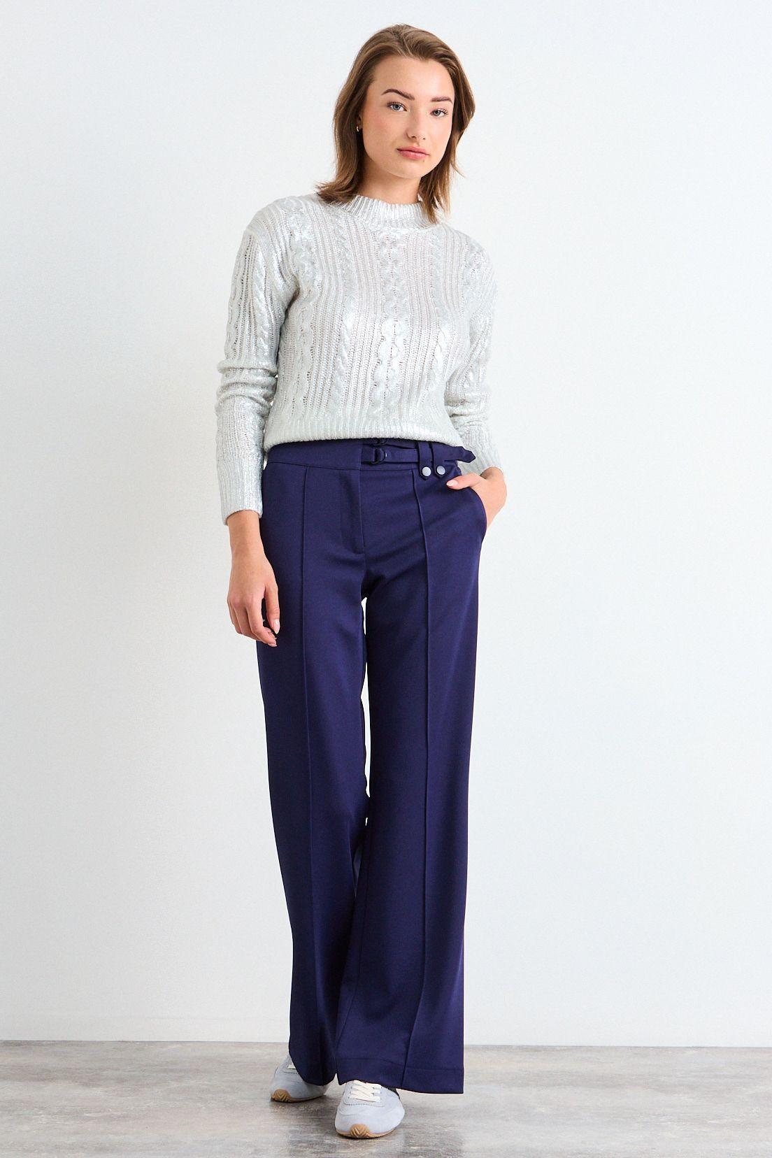 Pantalon Liso Azul iO 11020126009104-4