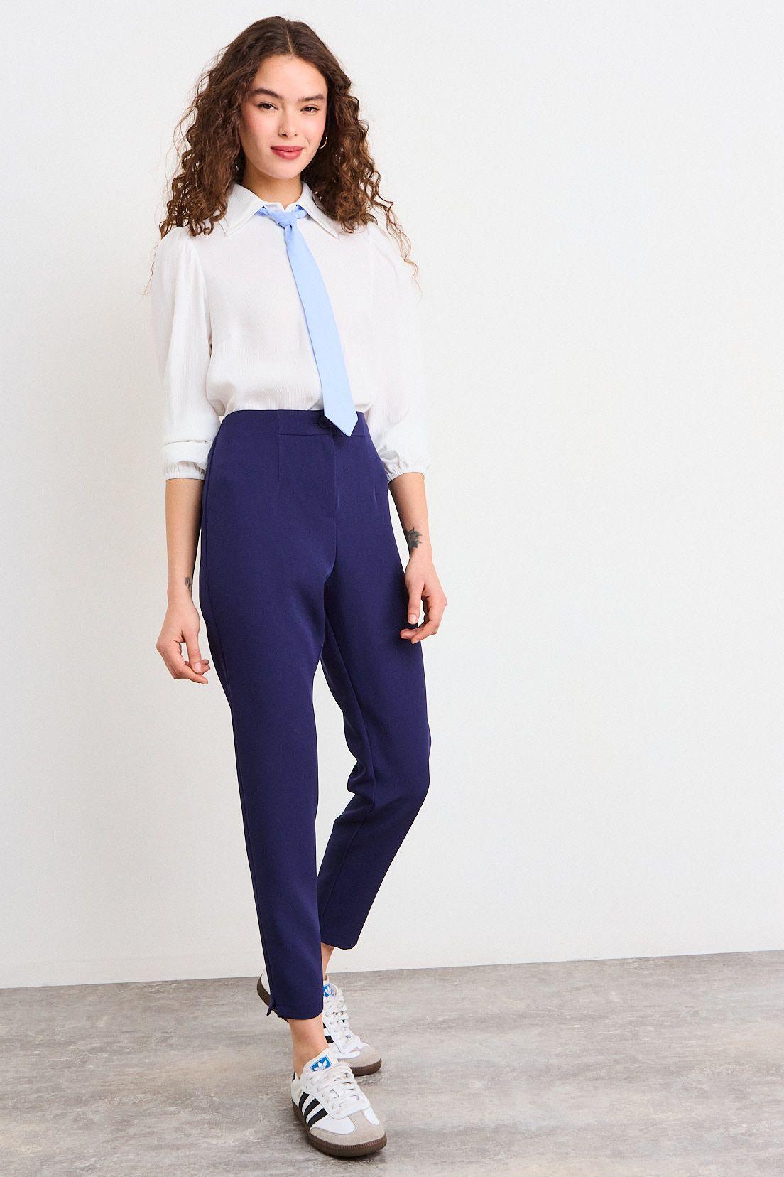 Pantalon Liso Azul iO 11020226052104-4