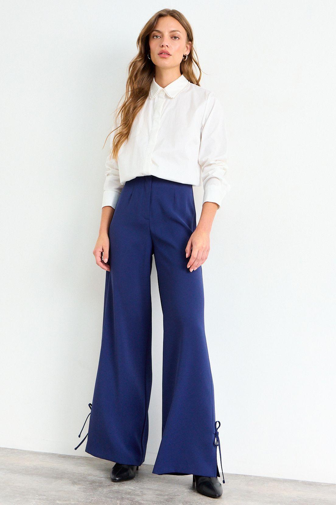 Pantalon Liso Azul iO 11020126004104-0