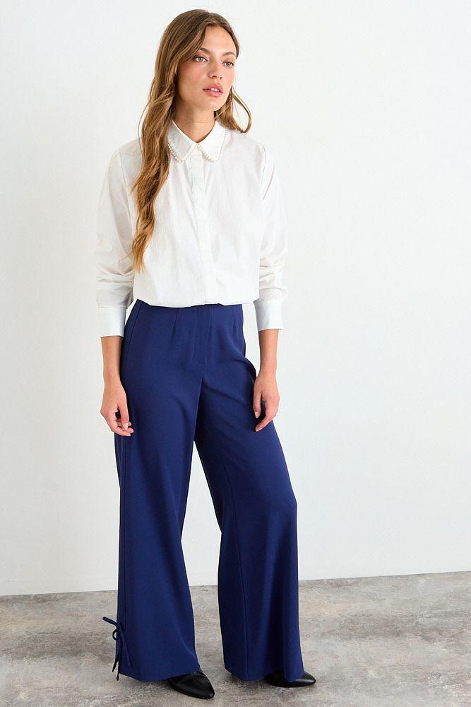 Pantalon Liso Azul iO 11020126004104-4