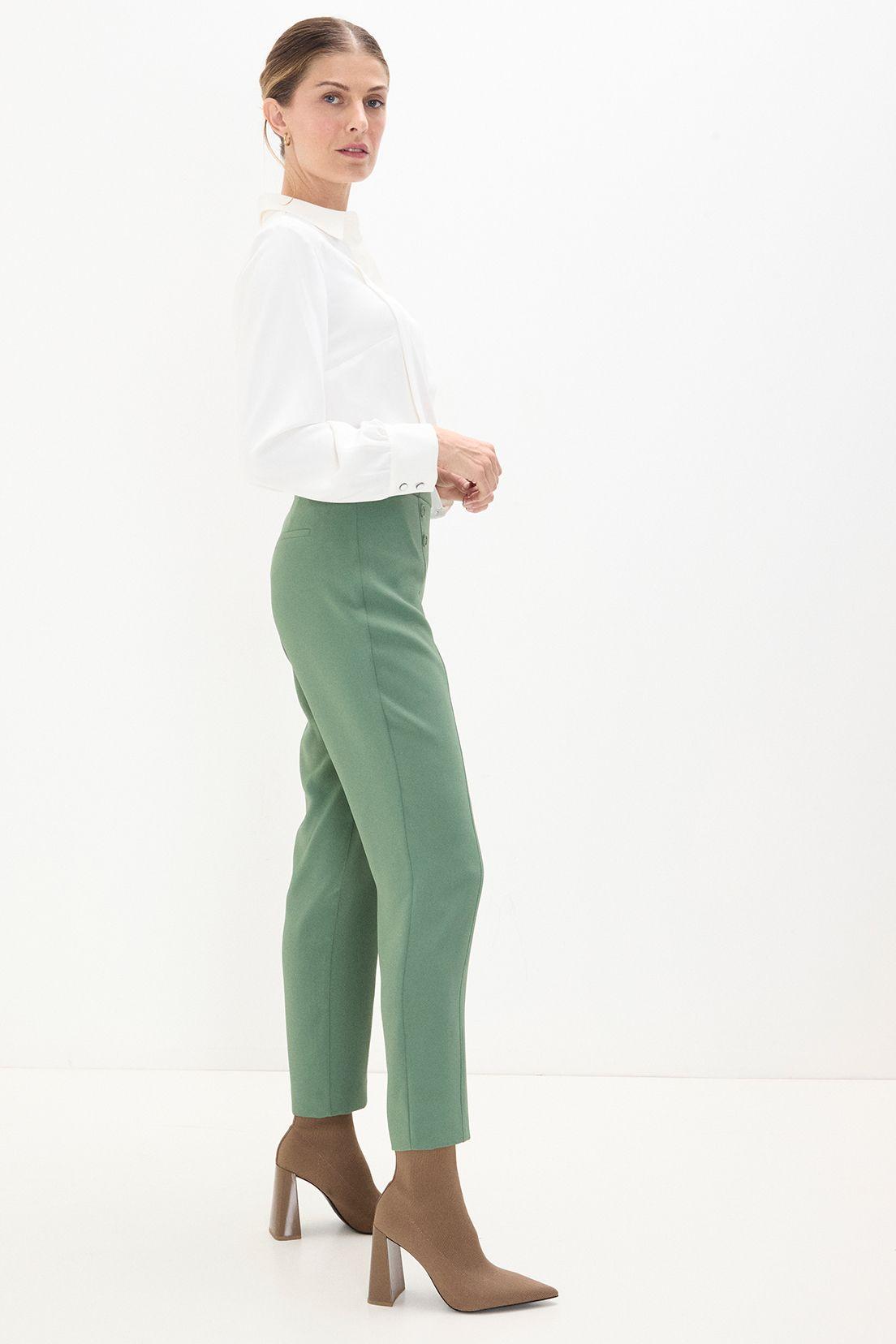 Pantalon Liso Verde Oliva 11004125011107-3