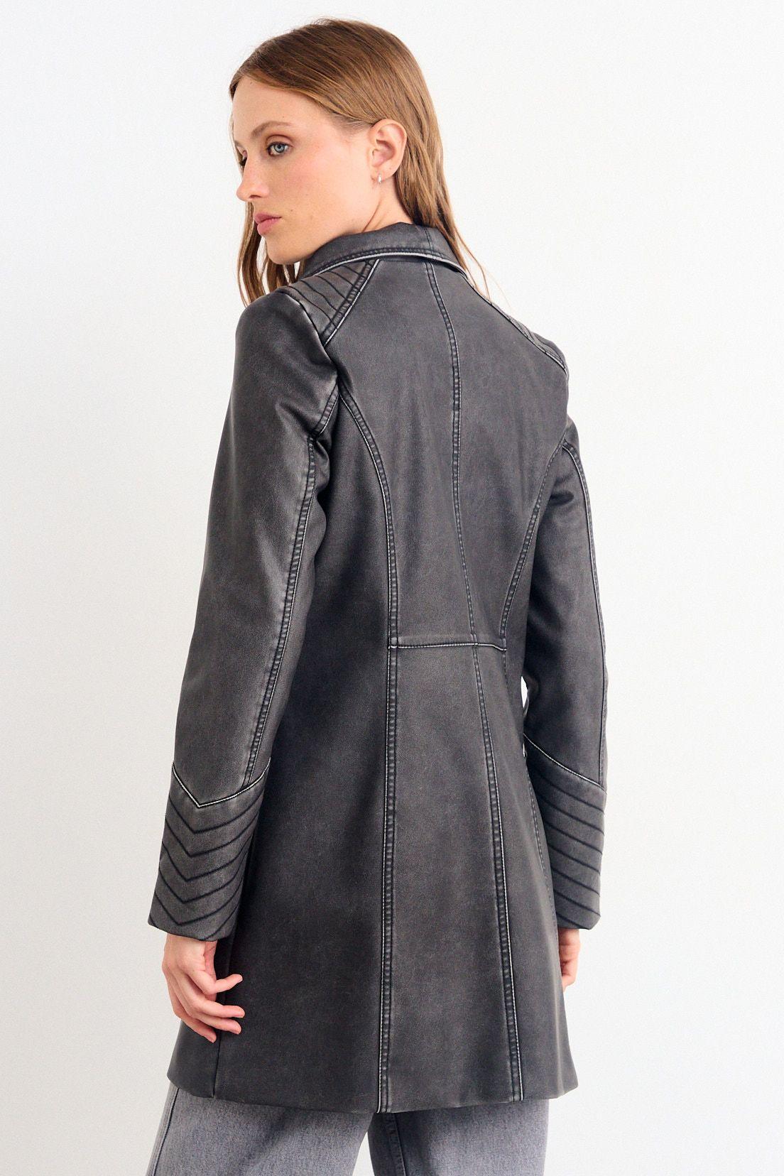 Trench Liso Negro iO 17420126007102-2