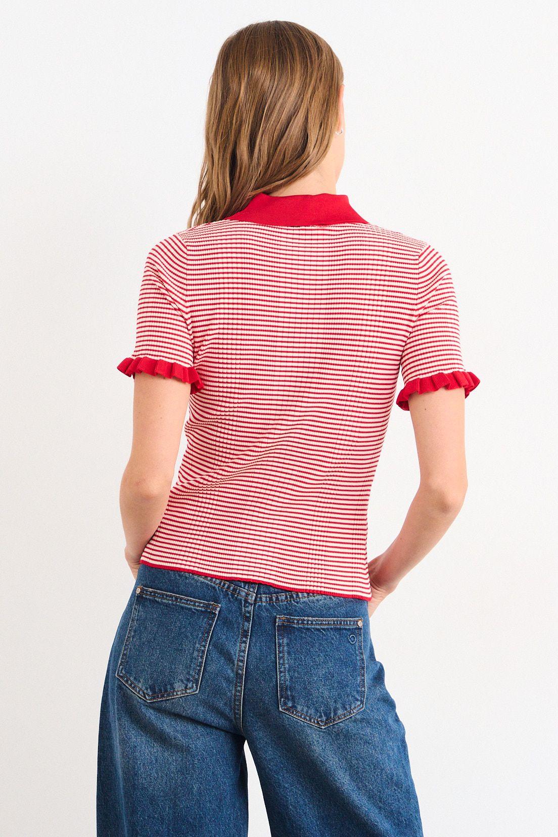 Polera Manga Corta Rojo iO 18720126001103-2