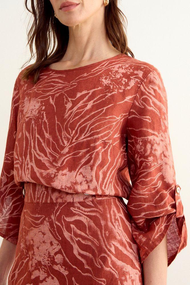 Blusa Fantasia Naranjo Ma Griffe 14102225303114-1