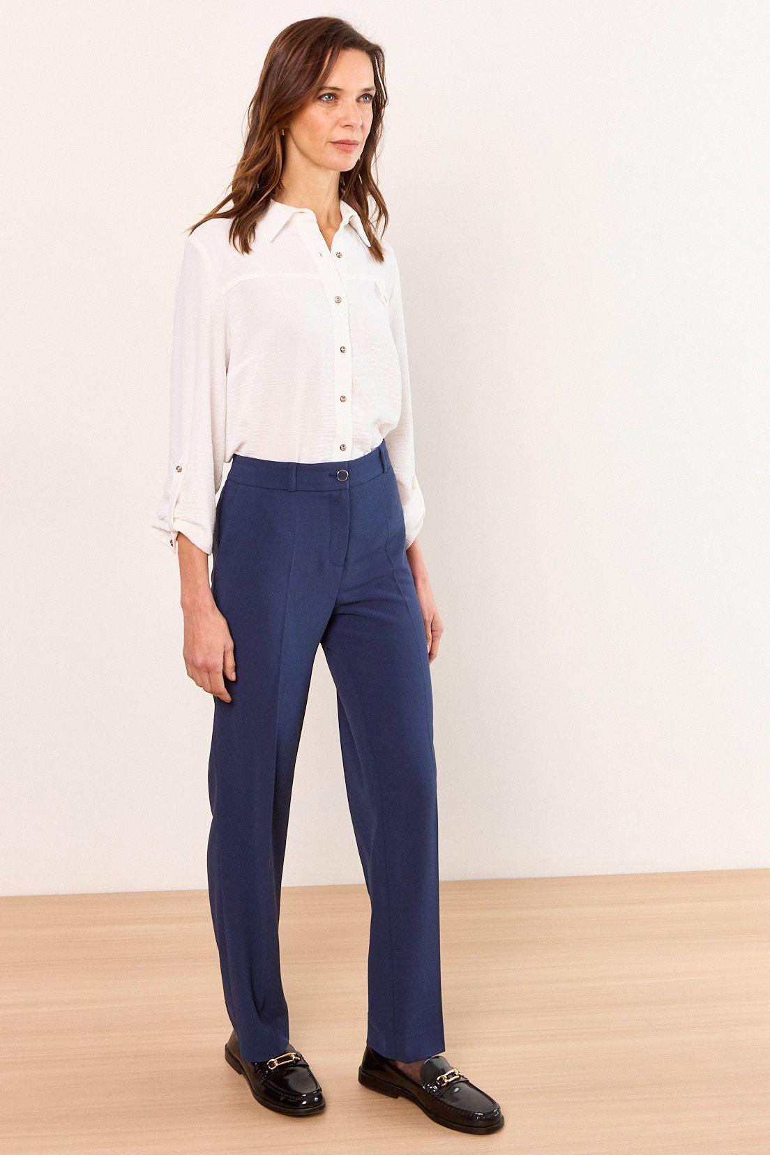 Pantalon Formal Recto Azul Ma Griffe 11002226052104-4