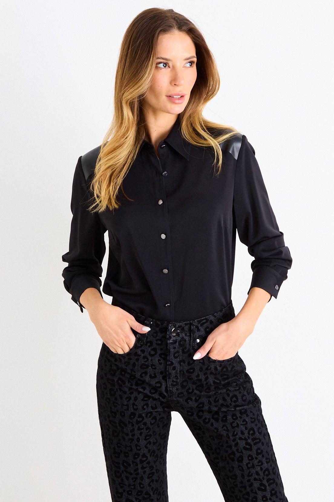 Blusa Lisa Negro Ash 14007126061102-0