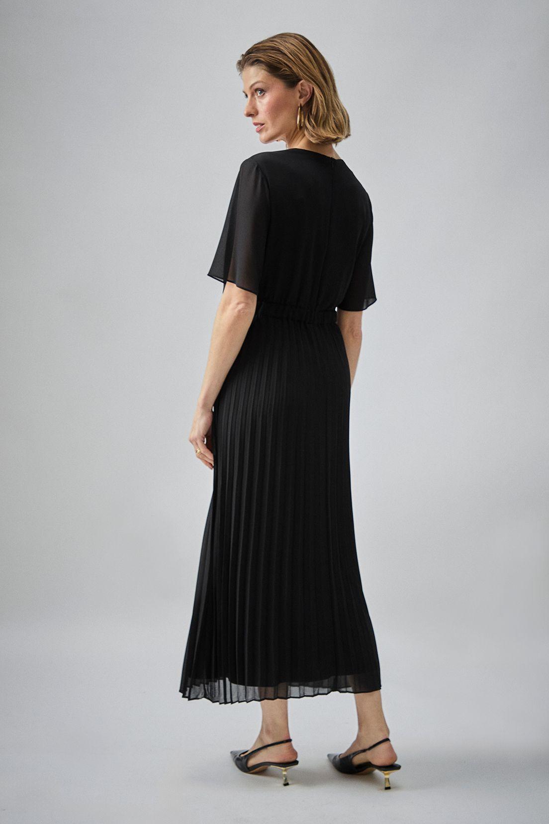Vestido Coctail Largo Negro Ma Griffe 13002224100102-3