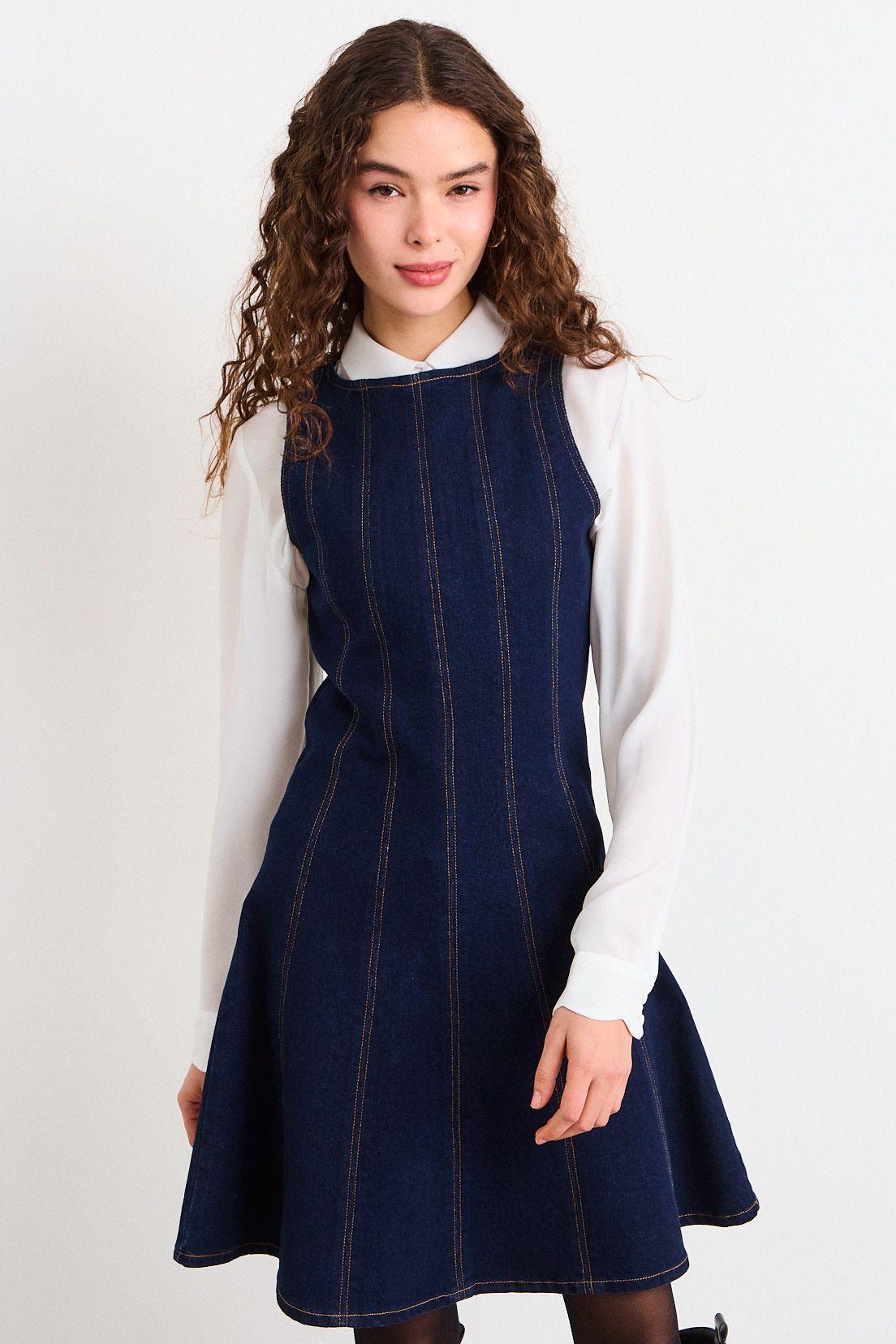 Vestido Mezclilla Azul iO 13820226001104-0