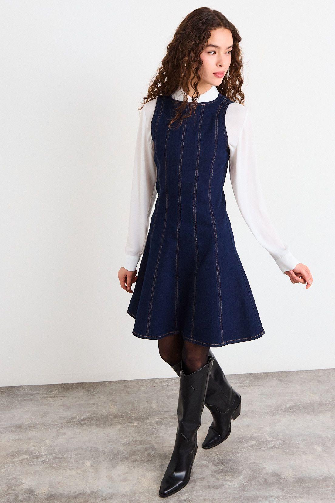 Vestido Mezclilla Azul iO 13820226001104-3