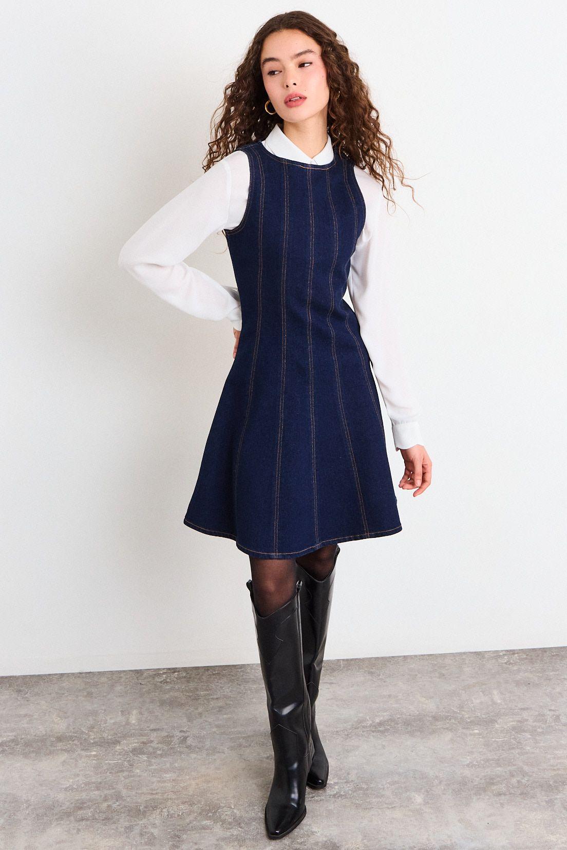 Vestido Mezclilla Azul iO 13820226001104-4