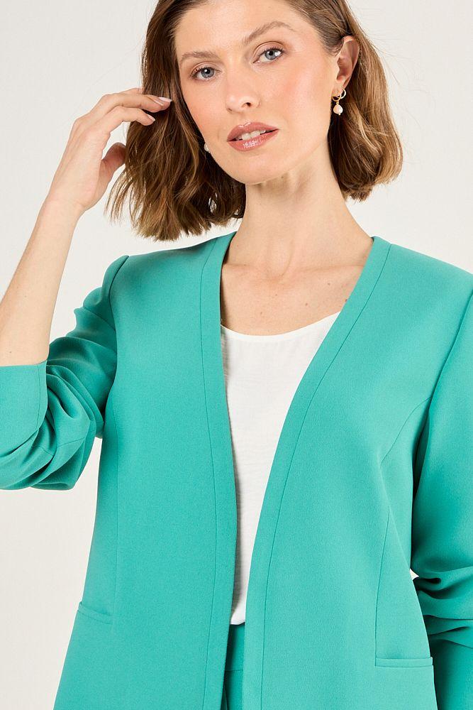 Blazer Sin Solapa Verde Ma Griffe 16002225059217-1