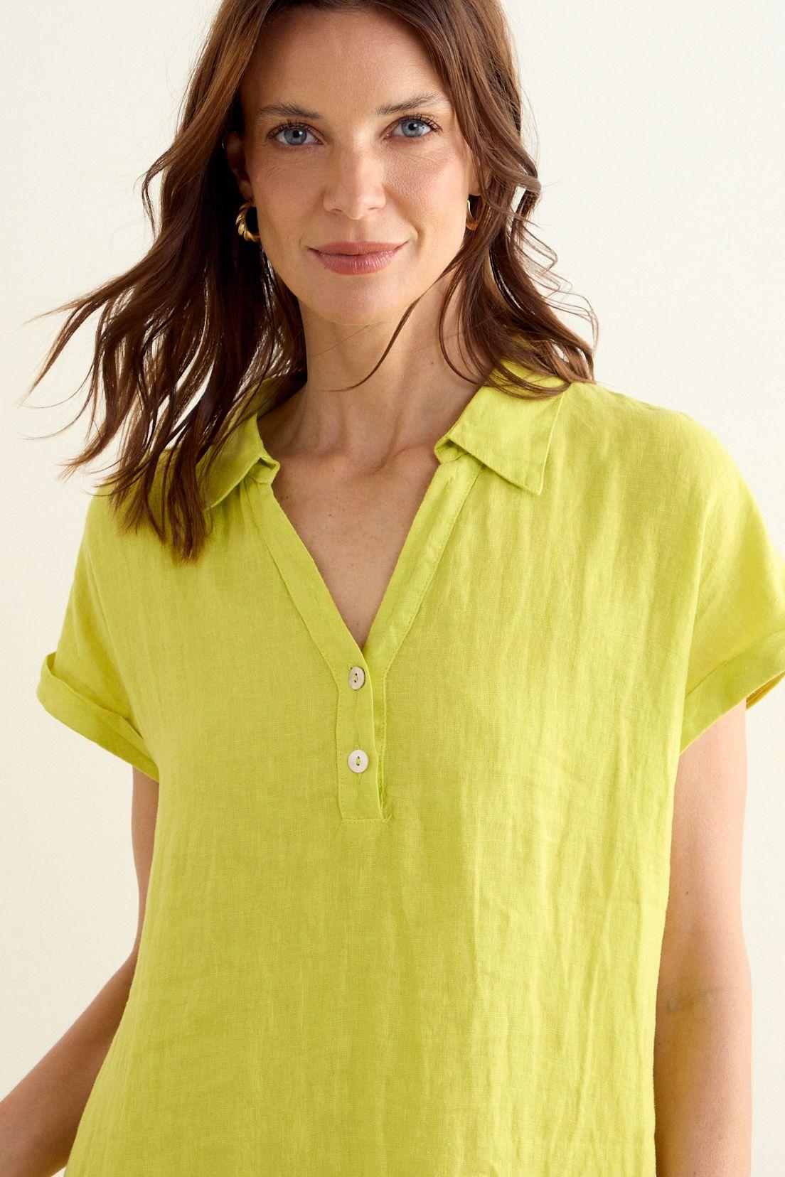 Vestido Liso Verde Pistacho Ma Griffe 13002225301137-1