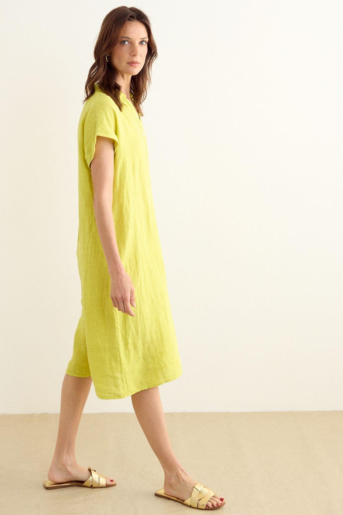 Vestido Liso Verde Pistacho Ma Griffe 13002225301137-4