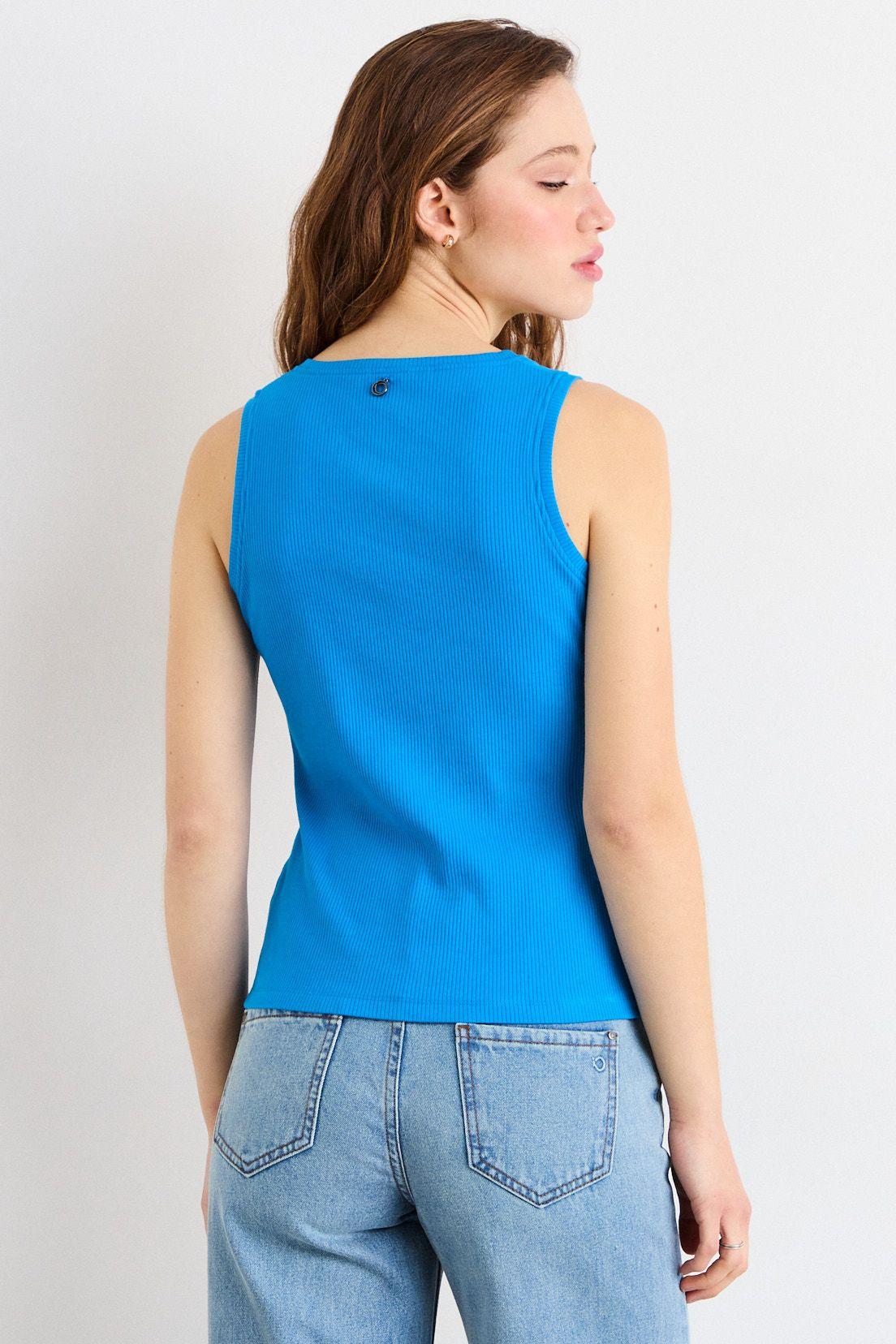 Polera Sin Mangas Azul iO 14220226007134-2
