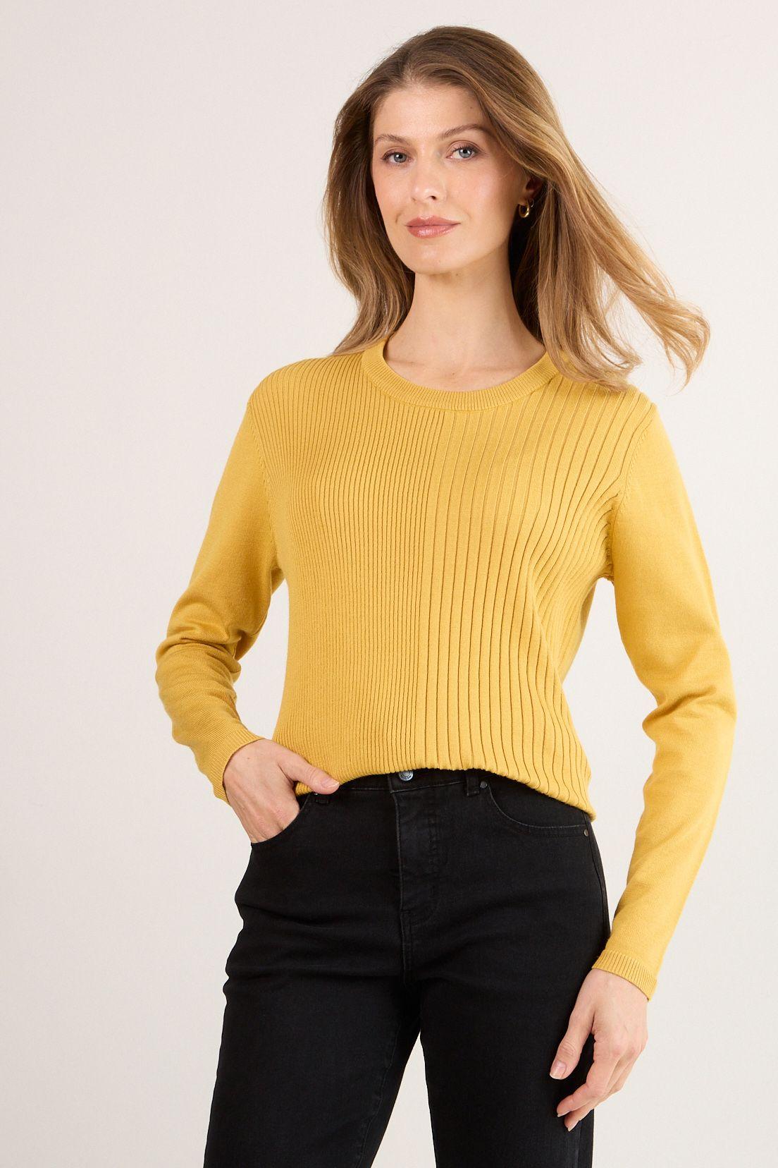 Sweater Amarillo Ma Griffe 18102225003314-0