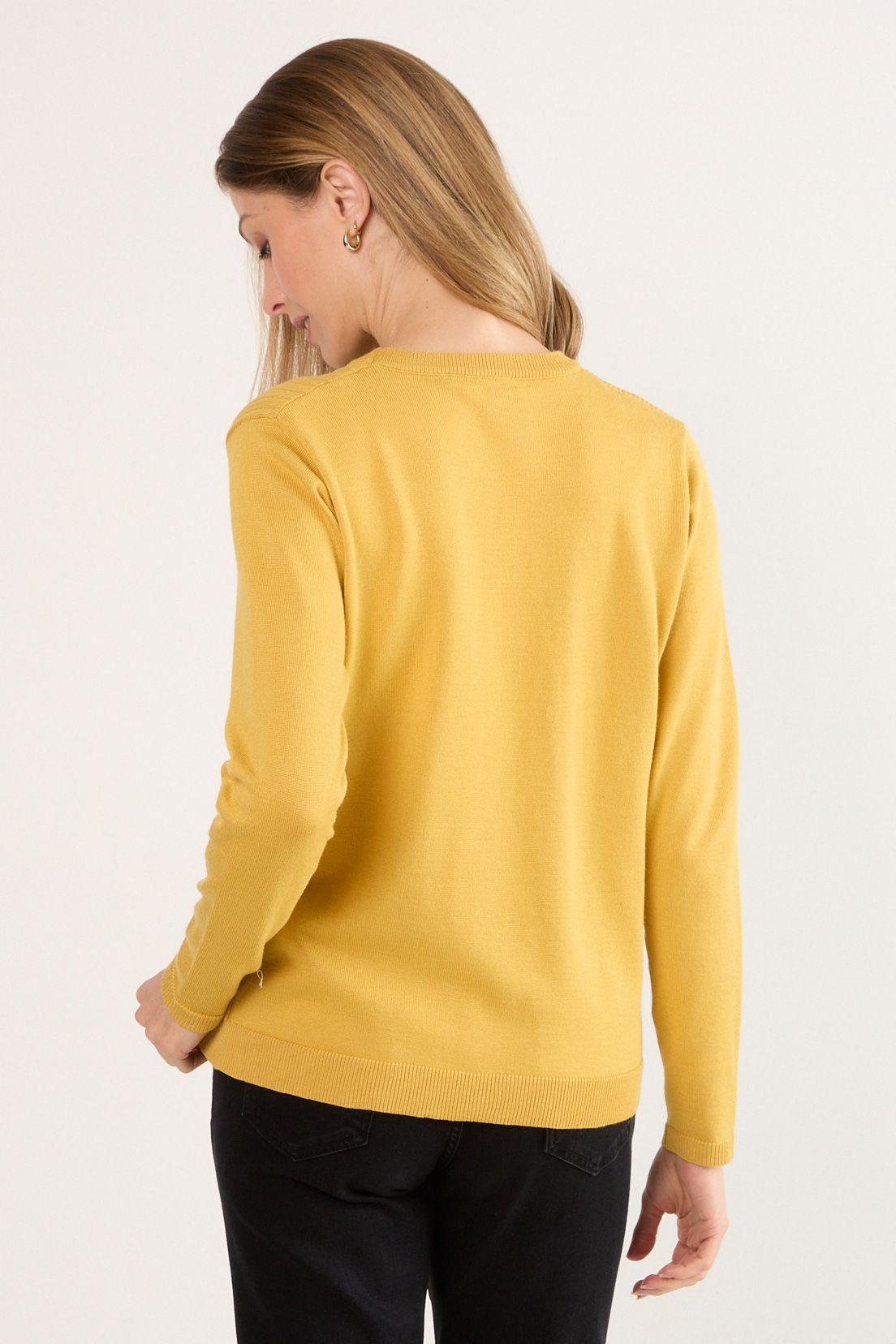 Sweater Amarillo Ma Griffe 18102225003314-2