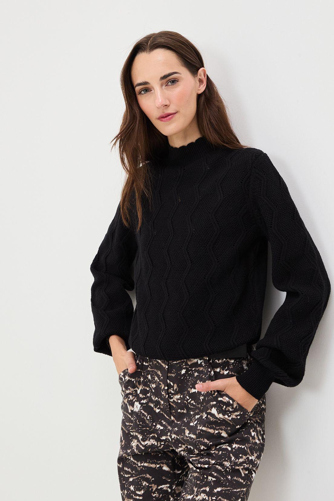 Sweater Liso Negro 18120125017102-0