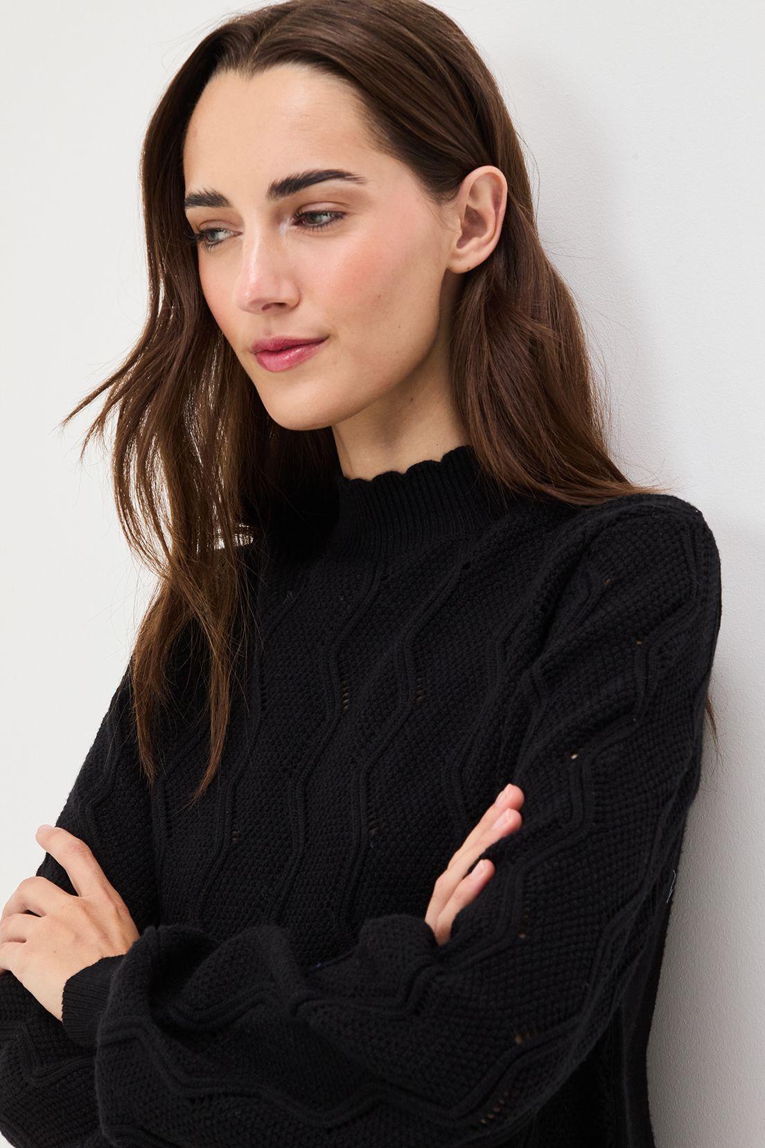 Sweater Liso Negro 18120125017102-1